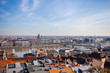 BUDAPEST / HUNGARY - FEBRUARY 02, 2012: Panorama of the city, shot taken during winter sunny day