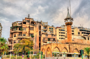 Sticker - Ain Al-Mreisseh Mosque in Beirut, Lebanon