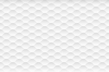 Abstract white and gray texture background. 3d curve seamless pattern. Vector illustration