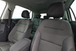Modern car interior. Textile seats.