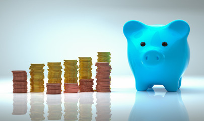 Piggy Bank save money investment