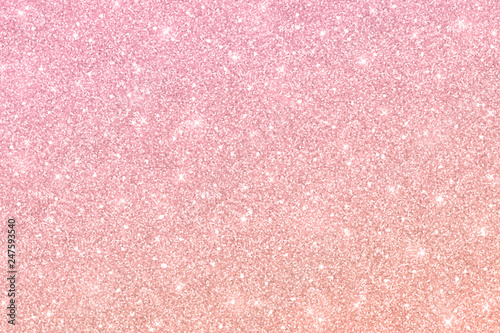 Fotografía Rose gold glitter texture with color effect. Vector
