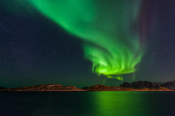 luci del nord, aurora boreale in norvegia
