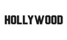Hollywood Text Vector Logo