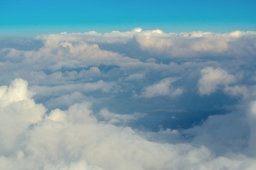 Poster - View of the Clouds from an Air Plane 