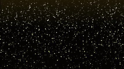 Wall Mural - the rain falling from shiny particles, brilliant animation, dispersed particles of a new quality brilliant effect dynamic vivid colorful celebration video