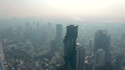 Wall Mural - Aerial Panorama of Bangkok