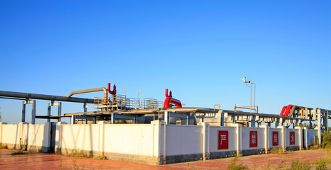 Wall Mural - Oil storage place in a oilfield