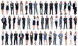 © ASDF - collage of a variety of business people standing in a row