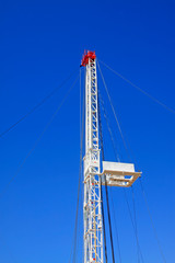 Wall Mural - Oil drilling derrick