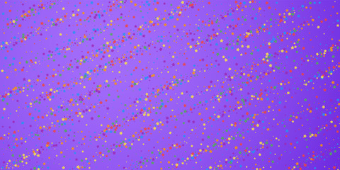 Festive confetti. Celebration stars. Rainbow brigh