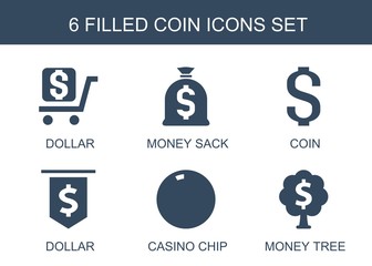Poster - 6 coin icons