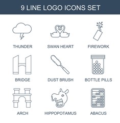 Poster - 9 logo icons