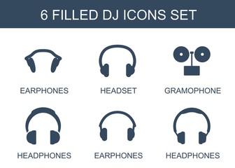 Wall Mural - dj icons