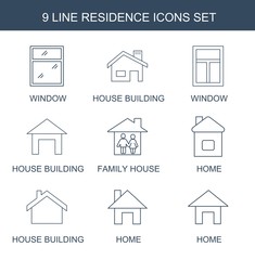 Leinwandbilder - residence icons