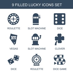 Poster - 9 lucky icons