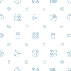 Wall Mural - game icons pattern seamless white background