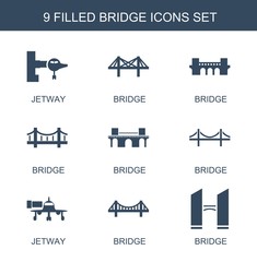 Poster - 9 bridge icons