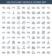 Sticker - vehicle icons