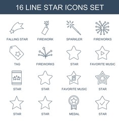 Poster - star icons