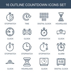 Poster - countdown icons