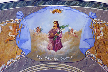 Wall Mural - Saint Maria Goretti