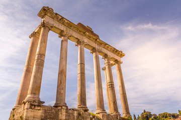 Canvas Print - Roman Forum in Rome, Italy