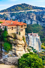 Wall Mural - Monasteries in Meteora, Greece