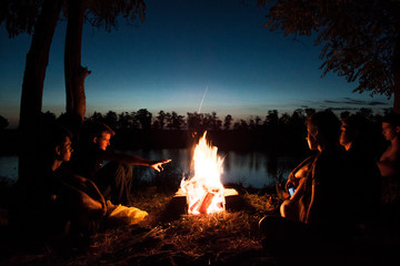 fire in the forest