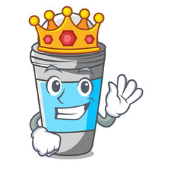 Poster - King roll on deodorant isolated with cartoon