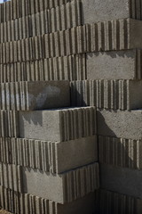 Canvas Print - concrete block