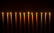 © Simple Solutions - Candles on Dark Background for Thanksgiving, Valentines Day, Happy Birthday, Memorials, Festive, Christmas and Romance