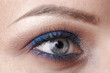 © Екатерина Переславце - beautiful blue eye close - up, bright make-up