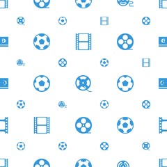 Wall Mural - tapes icons pattern seamless white background