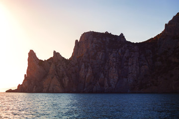 Wall Mural - mountain in the sea