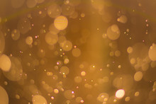 Gold Bokeh Abstract Background