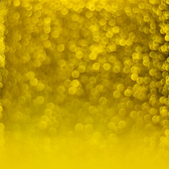 Aufkleber - Abstract Gold Glister bokeh Background Christmas lights ,Abstract Blurred Bokeh Holiday festive background made with new year backdrop