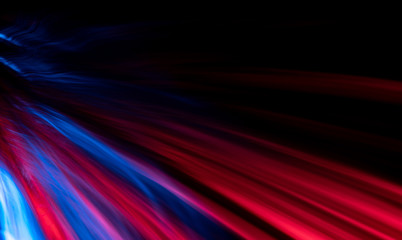 Wall Mural - Beautiful abstract background with light streaks and waves