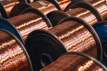 Production Of Copper Wire, Bronze Cable In Reels At Factory
