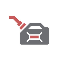 Poster - Car fuel icon on white background for graphic and web design, Modern simple vector sign. Internet concept. Trendy symbol for website design web button or mobile app