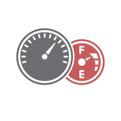 Fototapete - Car dashboard icon on white background for graphic and web design, Modern simple vector sign. Internet concept. Trendy symbol for website design web button or mobile app