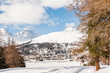 St. Moritz, St. Moritzersee, Engadiner Dorf, Oberengadin, Piz Nair, Corviglia, Winter, Wintersport, Alpen, Graubünden, Schweiz