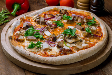 Sticker - Italian meat pizza