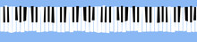 Here Is A Stylized, Distorted Retro Piano Keyboard.