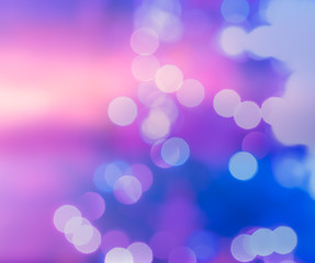 Abstrct defocused colorful violet blue blurred bokeh background