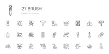 Brush Icons Set