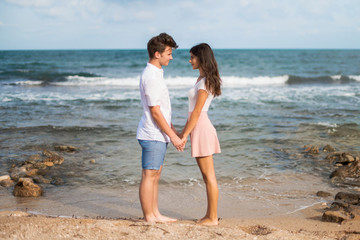 Young couple at outdoors