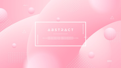 Poster - Light pink abstract liquid background for cosmetic posters, banners, and others.