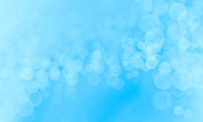 abstract blue background with bokeh