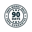© vector_master - 90 Days Money Guarantee Back illustration